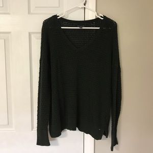Dark green sweater